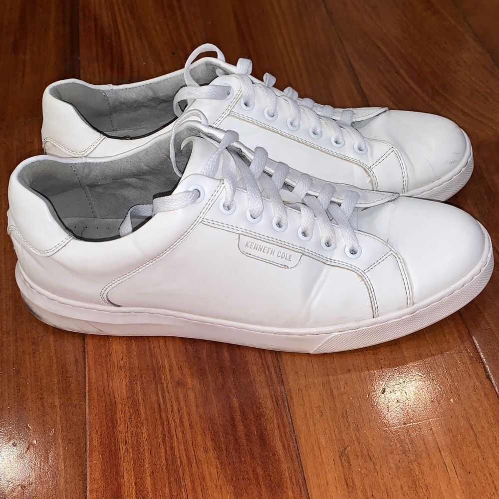 Kenneth Cole Classic White Sneakers for Men size 10.5